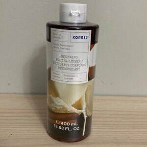 COPY - KORRES New! vanilla cinnamon renewing body cleanser 400ml sealed